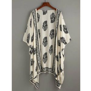 SHEIN Vintage Pattern Kimono
